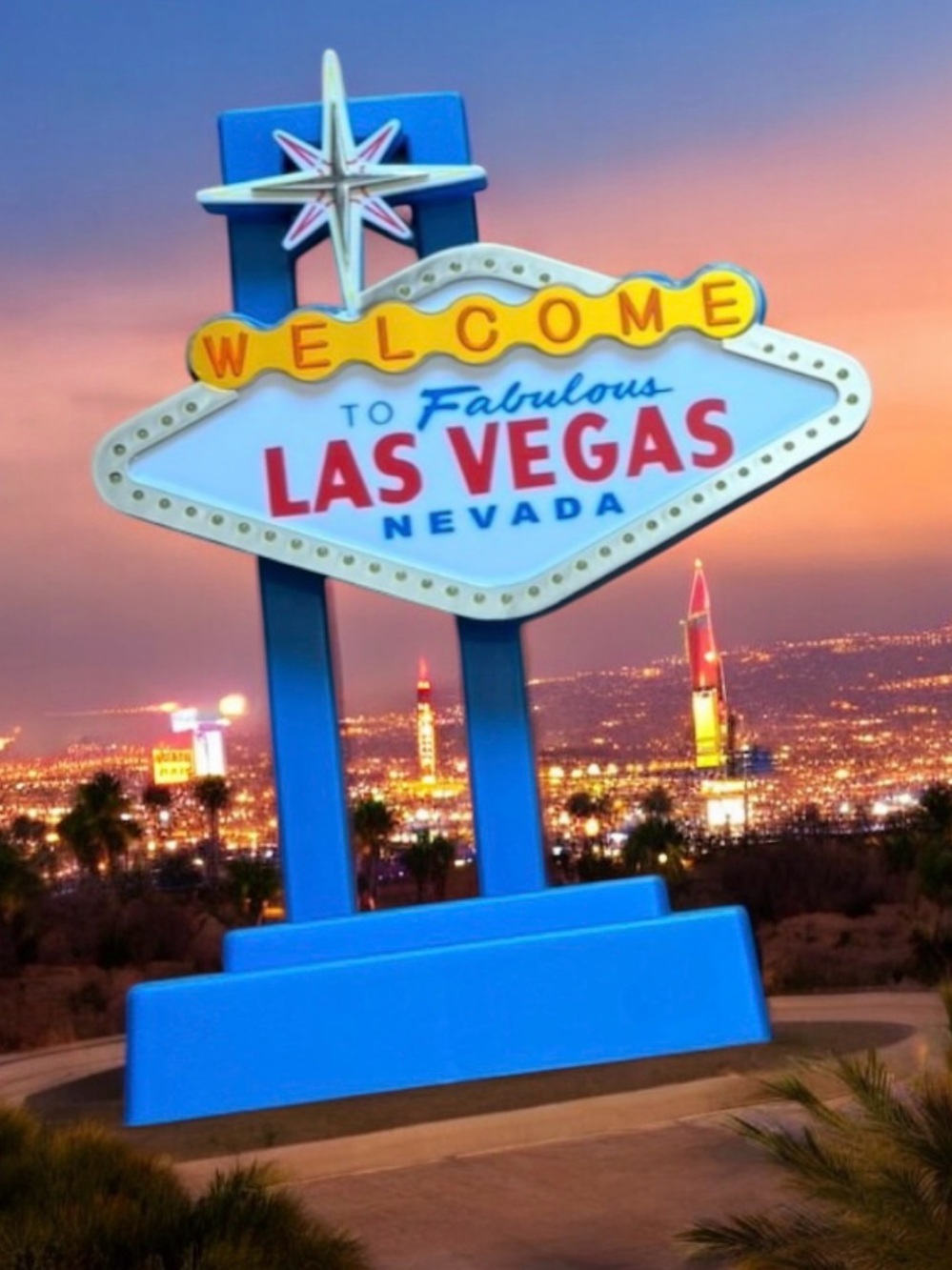 Las Vegas Light Up Sign